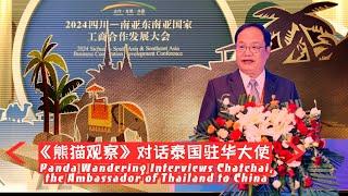 Panda Wandering interviews Chatchai, the ambassador of Thailand to China!