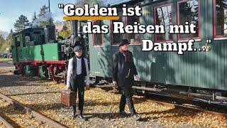 Mit Traditionsbahn und Reichsbahn-Zug durch den goldenen Herbst | Lößnitzgrundbahn | 26.10.2024