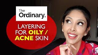 LAYERING The Ordinary for Oily/ Acne skin DOCTOR V | Brown/ Dark Skin | #SOC  salicylic acid acne