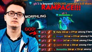 Miracle- goes RAMPAGE MODE with his BEST last pick HERO "Morphling GOD"