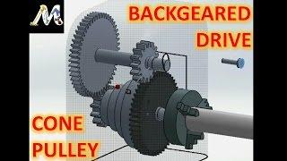 Cone Pulley and Back Geared Drive   Explained