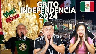 Reaccionando CON MI NOVIA al GRITO DE INDEPENDENCIA DE MÉXICO 2024 - ÚLTIMO GRITO DE AMLO