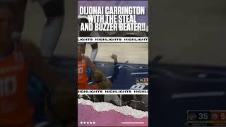 DIJONAI CARRINGTON WITH THE STEAL AND BUZZER BEATER!! #wnba #basketball #connecticutsuns