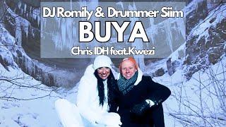 Chris IDH feat.Kwezi - BUYA, ROMILY (edit) with DRUMMER @SiimKoppel under FROZEN Valaste WATERFALL