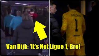 Van Dijk Confronts PSG Official in Tunnel After Controversial Konate Challenge!