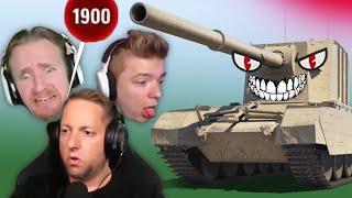 Streamers getting penetrated by FV4005 compilation #3