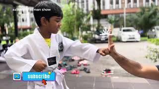 Practice Taekwondo We are heroes | azlan and azman show