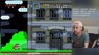 Donut Secret House|| Super Mario World || Super Nintendo || Tarver Gaming