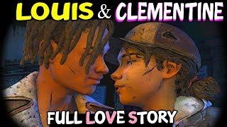 Louis & Clementine (FULL LOVE STORY) The Walking Dead The Final Season All Episodes - Louis Romance