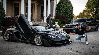 Widebody Lamborghini Aventador vs 1300HP BMW vs Sooo Many Bikes!