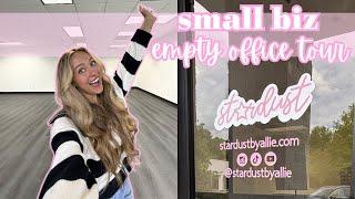 MY NEW SMALL BUSINESS OFFICE! EMPTY OFFICE TOUR