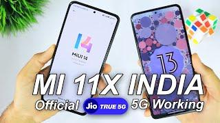 Mi 11X MIUI 14 India Android 13 Update | Jio 5G Sim Working Perfectly | Install 5G OTA Update