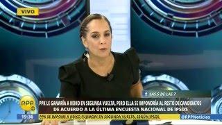 Patricia del Río 'cuadra' a fujimoristas que utilizan ligeramente el término 'terruco'