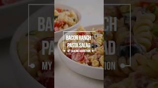 Easy Bacon Ranch Pasta Salad | Homemade Cooking | Khadija Zahra | #salad