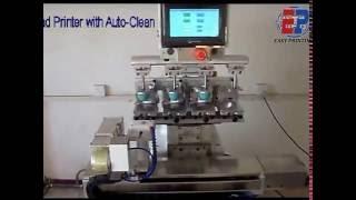 Auto-clean SystemFour Colors Pad Printing Machine