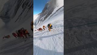 Mount Everest Expedition - Climbing the Lhotse Face #everest #shorts #nepal