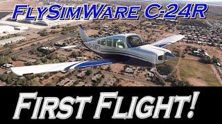 FlySimWare Sierra C24R For MSFS First Flight!