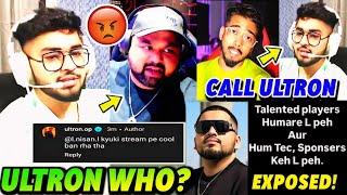 ULTRON WHO?  Ultron Angry on Goldy Bhai  Controversy Explained  BGMI ORG Exposed  Scout Call 