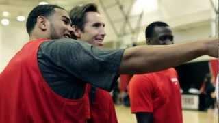 Canada Basketball training camp action with Steve Nash and Sport Testing