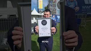 I won highly commended! Congratulations to everyone at the #kpba. #awards #celebration