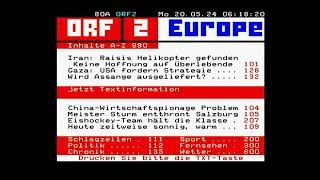 ORF 2 Europe Textinformation 20.05.2024 | ORF2