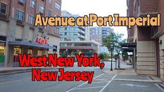 Walking on Avenue At Port Imperial in West New York, NJ | from Weehawken border to Guttenberg border