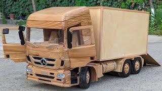 I Built a Mercedes-Benz Truck Out of WOOD!