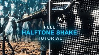 halftone shake tutorial on after effects