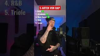 5 Arten von Rap  #shorts