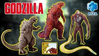 NEW Hiya Toys Godzilla GMK 2001 & Burning Godzilla With King Ghidorah Head Parts!