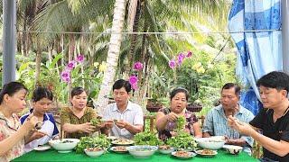 Chợt Thèm Cá Tép Kho Tiêu Chấm Rau Vườn Các Loại Ăn Vậy Mà Ngon | BQCM & Family T839