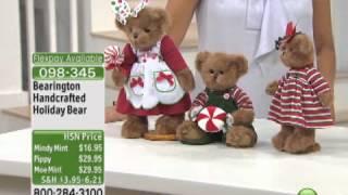 The Bearington Collection Handcrafted Pippy Peppermint P...