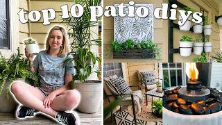 the *BEST* renter-friendly DIYs to transform your patio ️