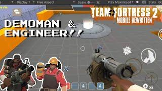 TF2 Mobile Rewritten LEAKS Demoman & Engineer Test