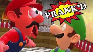 Mario pranks Luigi several times. (@SMG4)