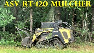 ASV RT-120 Forestry Mulcher Real time Review | Land Clearing Equipment 2022