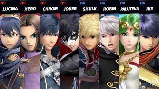 Super Smash Bros. Ultimate - Team Lucina vs Team Shulk