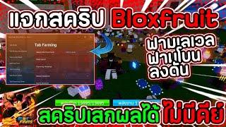 แจกสคริป Bloxfruits ล่าสุด เสกผลได้ ฟามเลเวล ฟามโบน ลงดัน ไม่มีคีย์