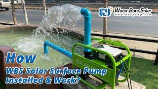 How WBS Solar Surface Booster Pump Install?