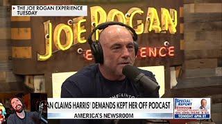 Joe Rogan reveals what Kamala Harris didn't want to talk about on podcast | Asmongold Reacts