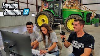 Playing Farming Simulator 22 with Laura Farms & Spencer TV!