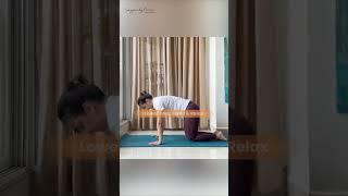 Learn How To Do Balasana (Child's Pose) ‍️ Benefits In The Pinned Comment!#yoga #yogateacher