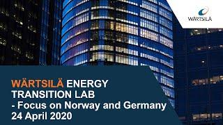 Wärtsilä Energy Transition Lab | Focus on Norway & Germany