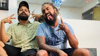 Shan Putha coming up new song at Pavi Fernando tattoo studio