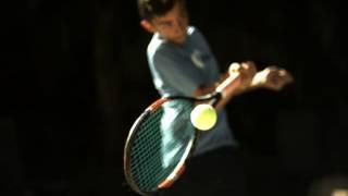 High speed footage of hitting a tennis ball from ix716R camera