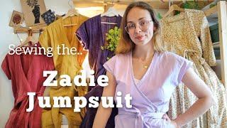 Sewing the Zadie Jumpsuit pattern by Paper Theory - plus the mods/hacks I made 