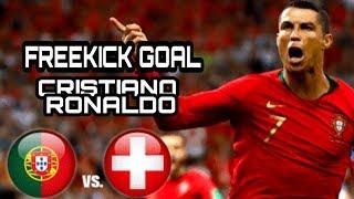 CRISTIANO RONALDO Freekick Goal vs Switzerland | 1-0 |HD