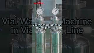 Marya 10ml 20ml Vial Washing Filling Sealing Machine Production Line Manufacturers Pharmaceutical