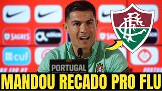 CONHECIDO MUNDIALMENTE! APÓS VINDA DE THIAGO SILVA, CRISTIANO RONALDO FALA DO FLUMINENSE! FLU NEWS