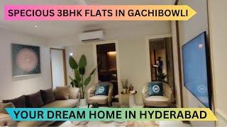 Specious 3Bhk Flats For Sale In Hyderabad Gachibowli | 8100293325 | Luxury Apartments In Hyderabad